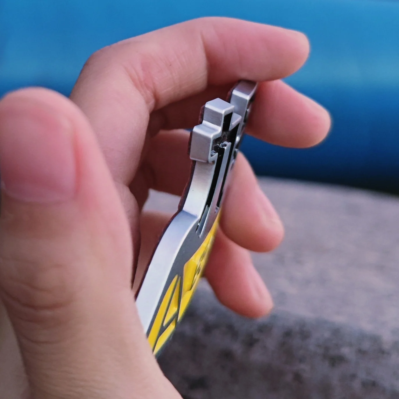 Metal Medium Screen Label