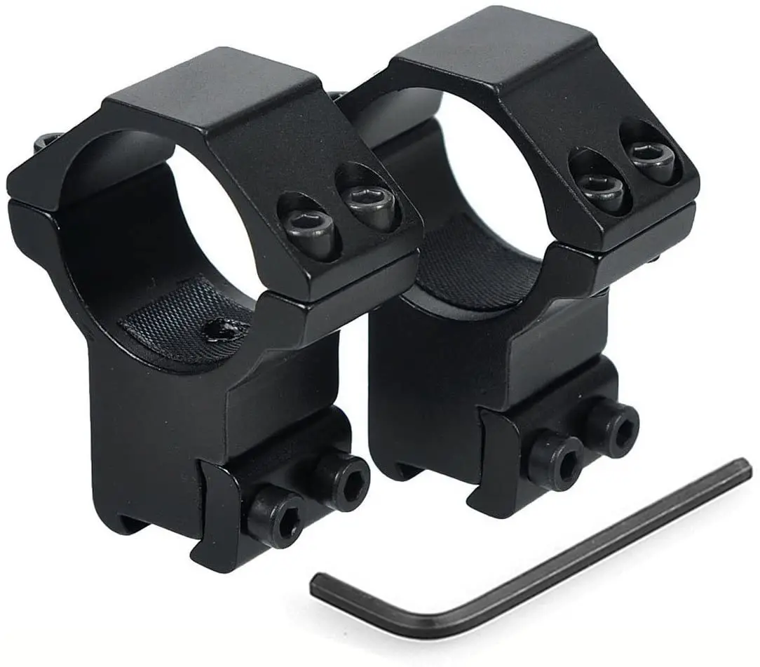 25,4 мм 1 дюймовое кольцо высокого профиля 11 мм рельса ласточкин хвост крепление для прицела фонарика