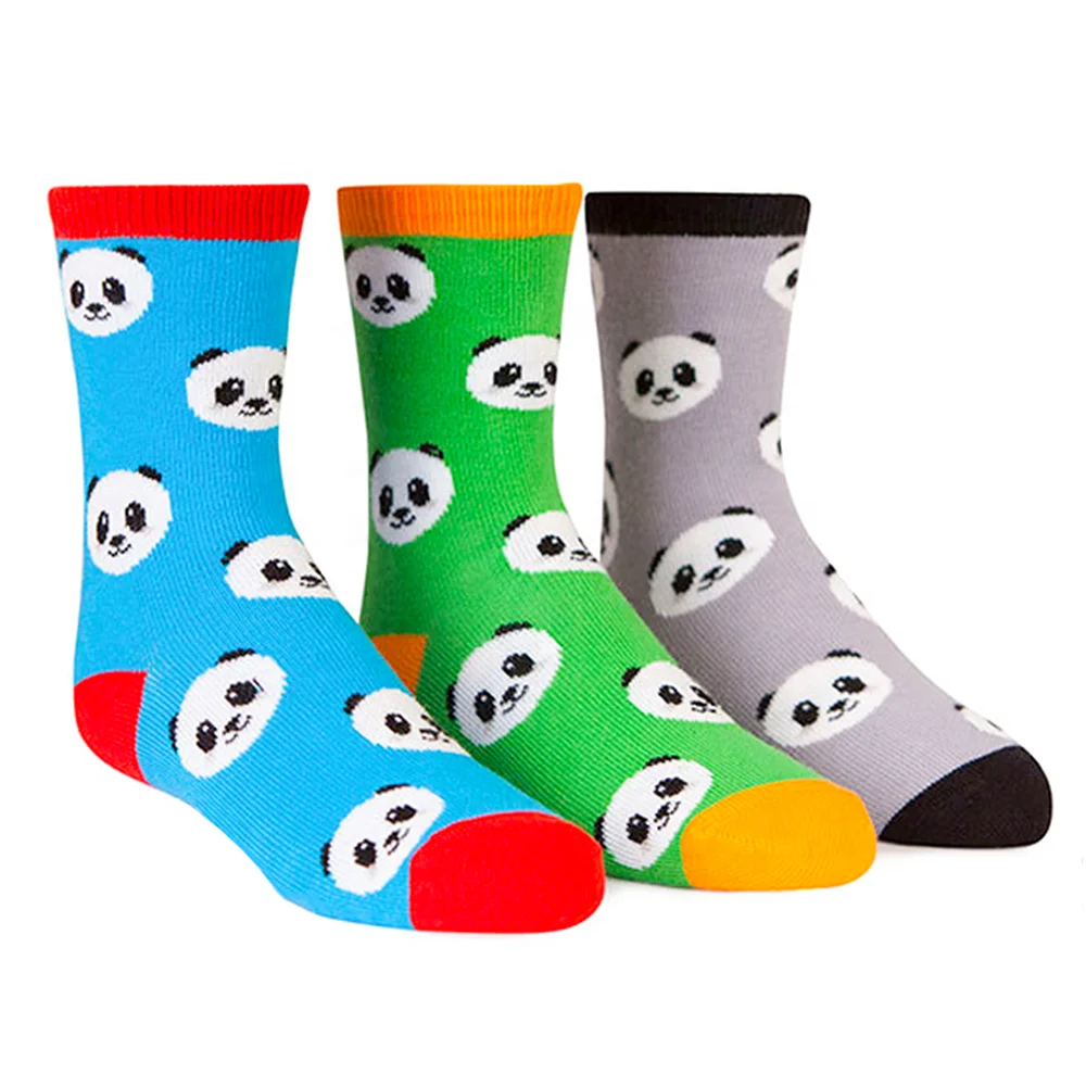 
Custom Brand Kids Cartoon Caramella Panda Socks 