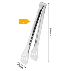 Хит продаж, щипцы из нержавеющей стали для барбекю/стейка/лапши/хлеба, Металлические Пищевые Щипцы, производство