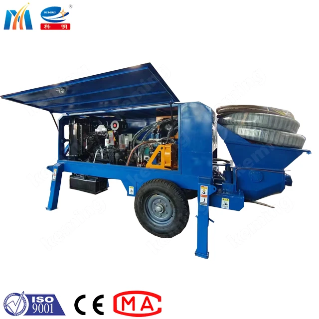 hydraulic control pumps S tube valve Concrete Conveying pumps Wet Shotcrete surface Pumping With Steel Pipes