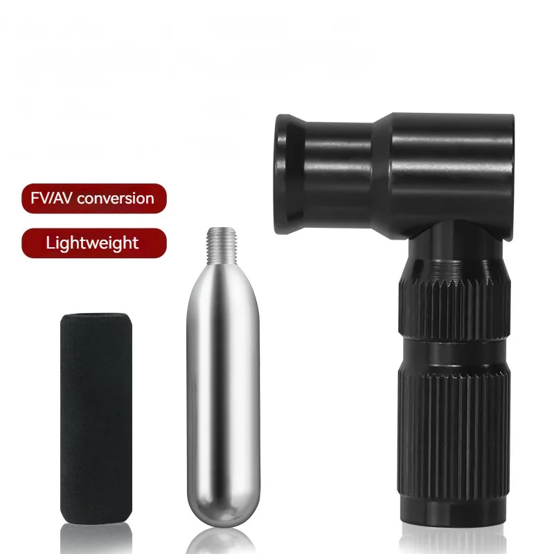 ENLEE Bicycle Pump CO2 Tire Inflator Press-controlled Air Release Mini Portable Cycling Pump