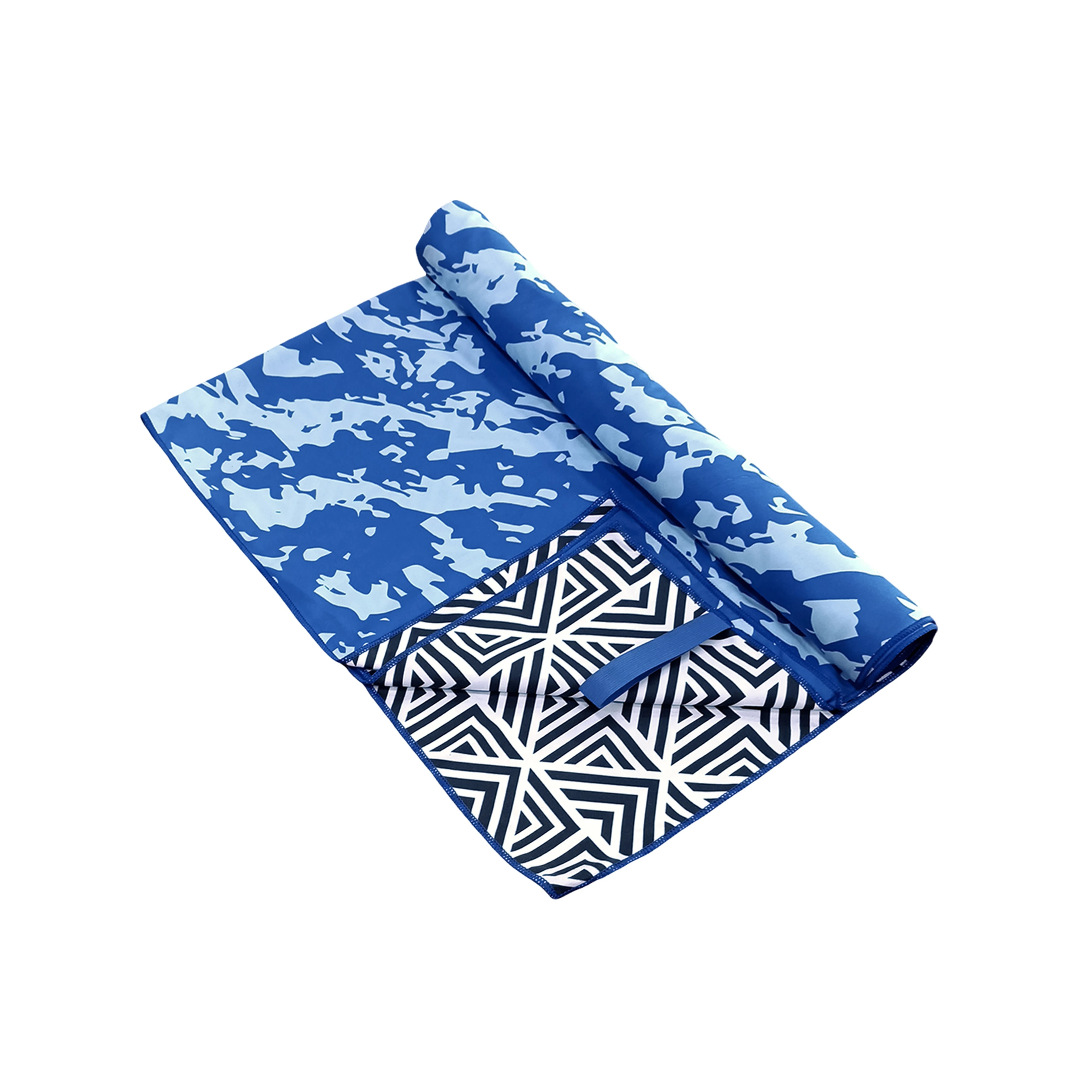 Eco friendly NO MOQ free sample custom size with microfiber bag sublimation for summer swim beach microfiber towel