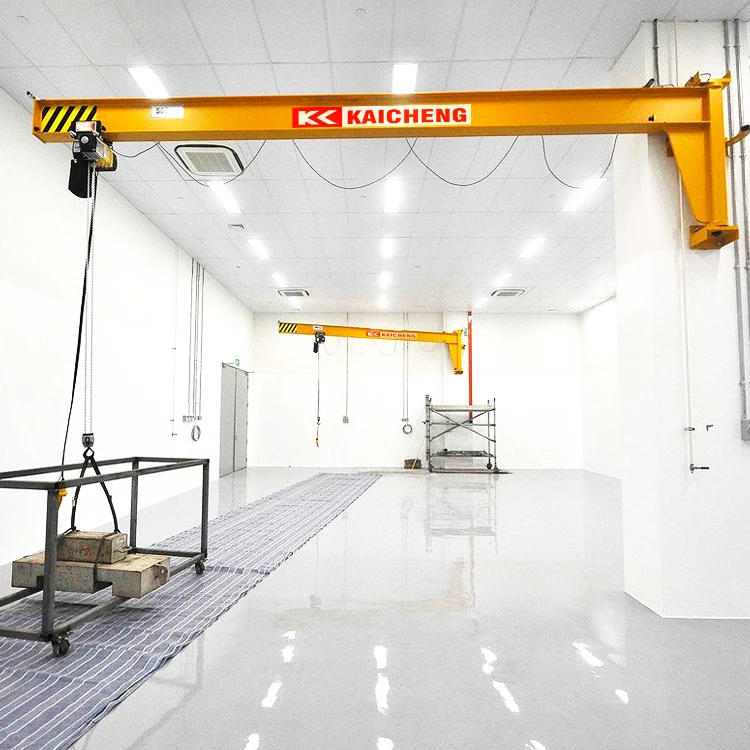 Extra long service life,sturdy and durable electric hoist jib crane 500kg made of top grade high strength steel