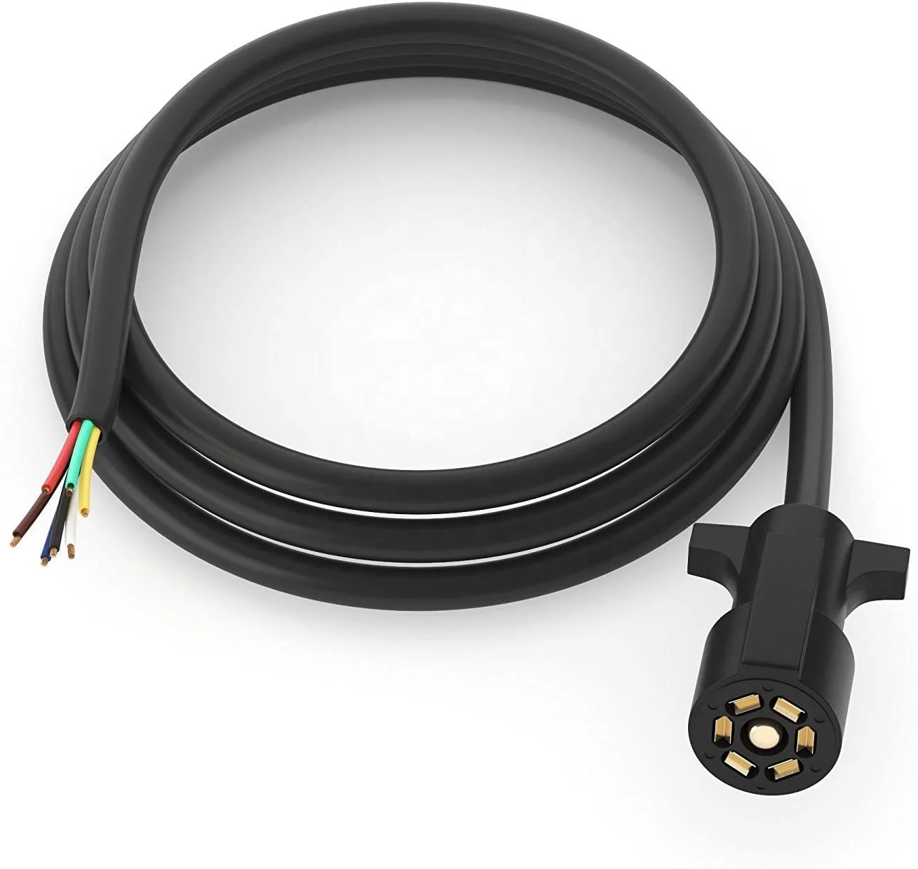 Factory Price Pwr 7-Way Trailer Plug Connector Cord  Trailer wire harness