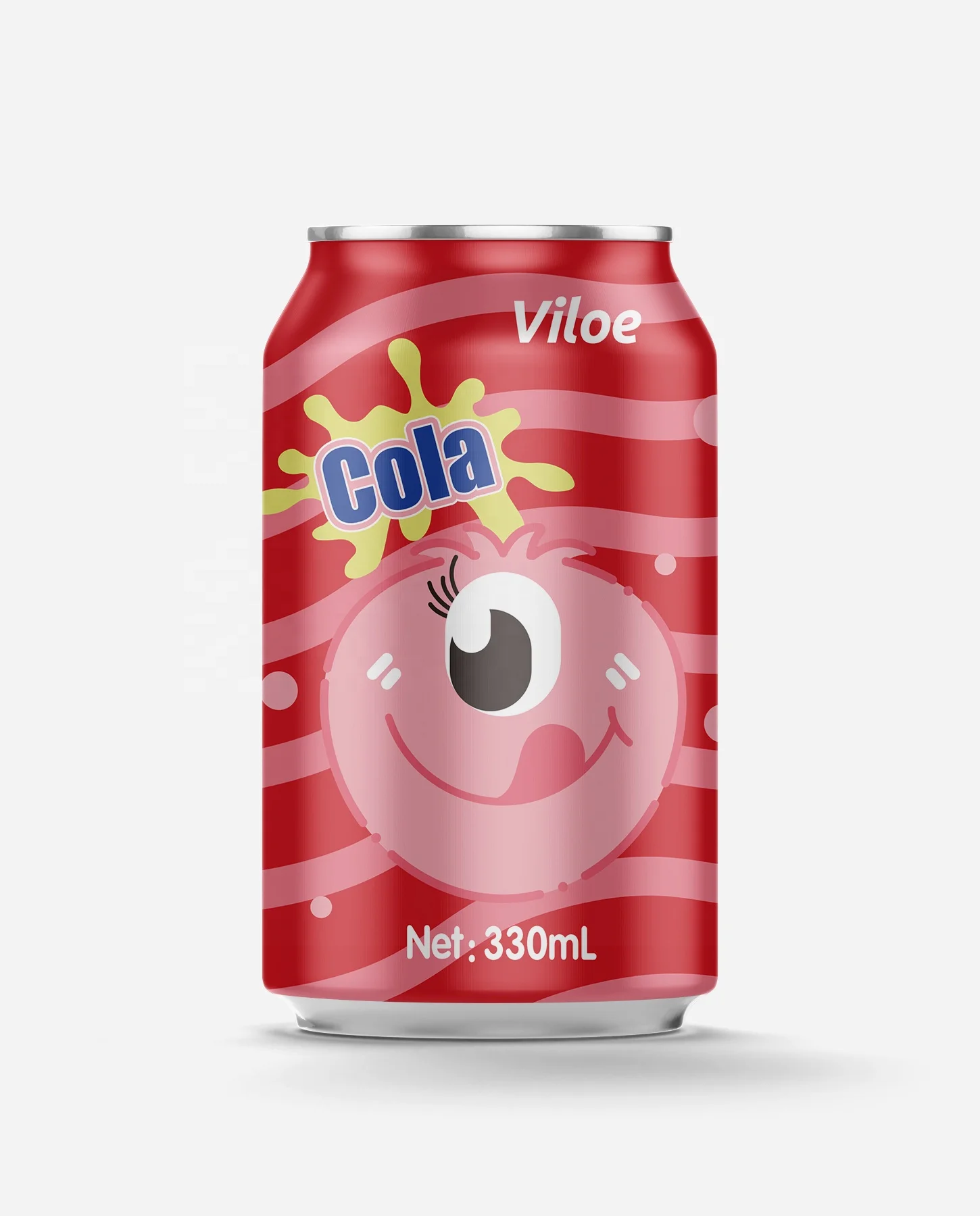 Газированный безалкогольный напиток Viloe Cola 330 мл консервированного напитка принимаются этикетки на заказ