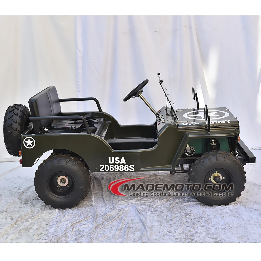 Powerful 3 Wheeler 4 Conversion Kit With 12000 Lbs 12v/24v 4x4 Winch 1200W Electric ATV