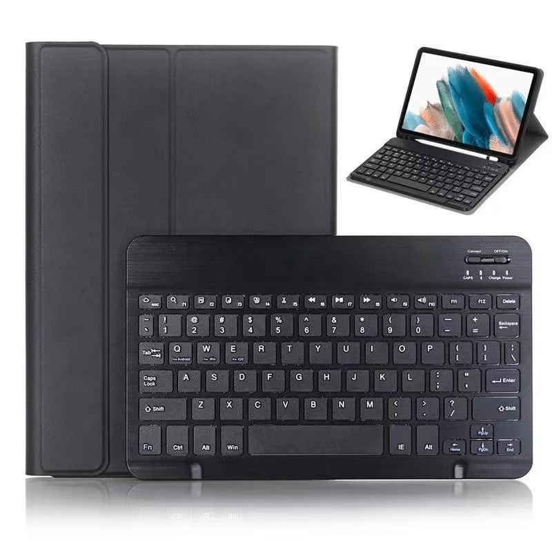 Samsung A9+ Tablet Bluetooth Keyboard Holster Galaxy A9 8.7 inch RGB Wireless Bluetooth Keyboard Cover Keyboard & Mouse Set