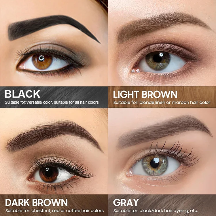 Semi Permanent Brow Tint Last Up to 3 Days Waterproof Transfer-proof For Fuller & Defined Looking Brows eyebrow tint