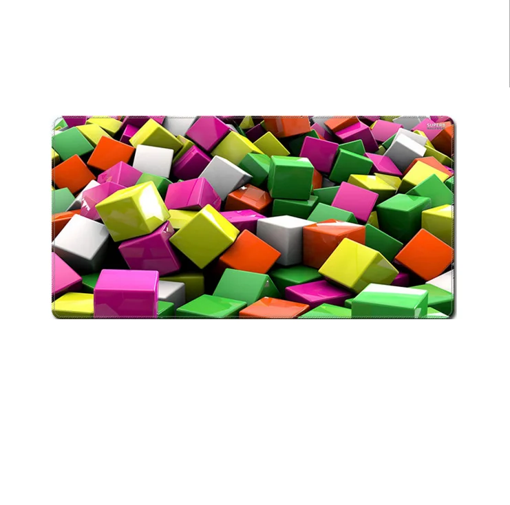 wholesale cheap fancy rubber 3D large custom sublimation cartoon anime overwatch computer gaming desk mat pad custom mouse pad