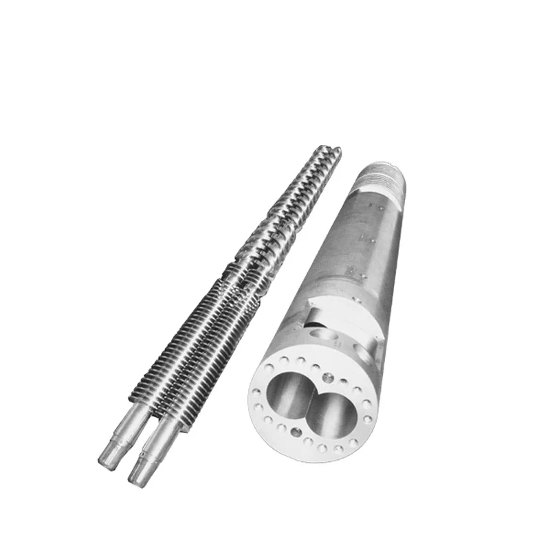 Лидер продаж, конический двойной винтовой цилиндр для фитингов из ПВХ