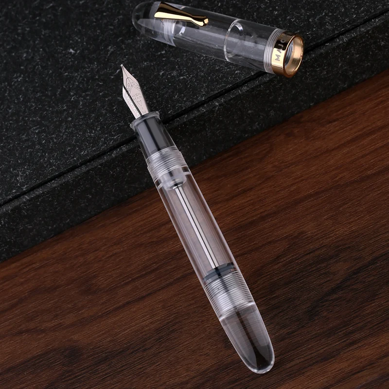 MAJOHN  C4 transparent leak proof large capacity pen holder ink storage general business writing iridium ink pen made in China (1600641866136)