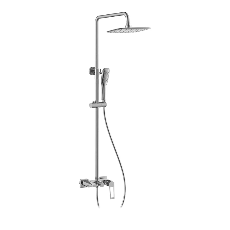 shower set bathroom fitting exposed 3 functions rain shower column