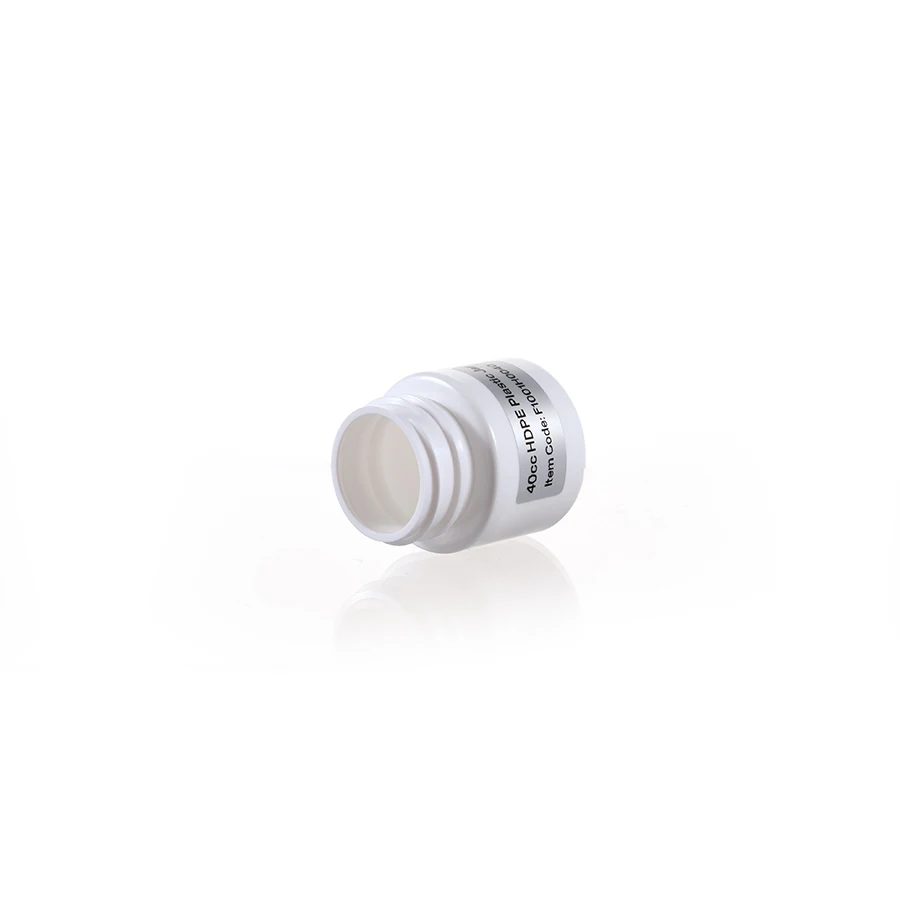 High quality hdpe plastic bottle opaque white empty bottles for vitamin tablet 40cc hdpe bottles