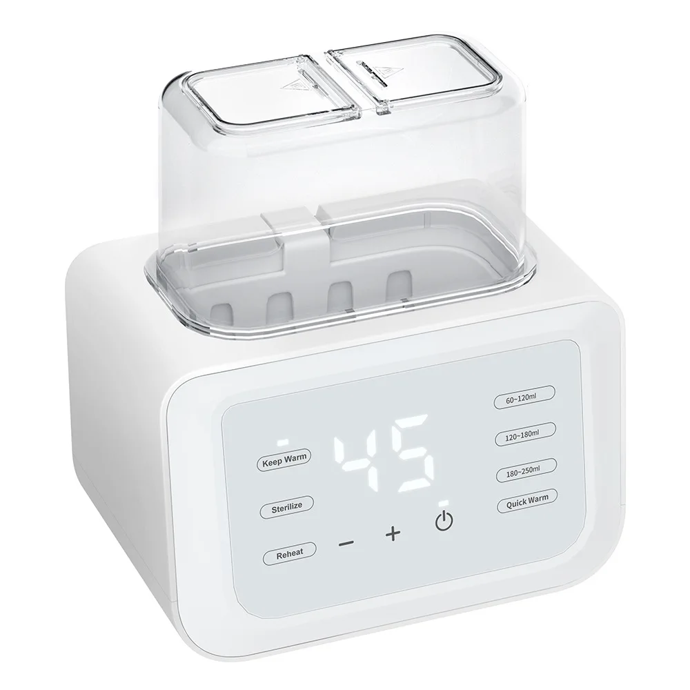 Double Bottle Warmer Multifunctional Double Bottle Warmer Automatic Milk Heating Breast Milk Warmer