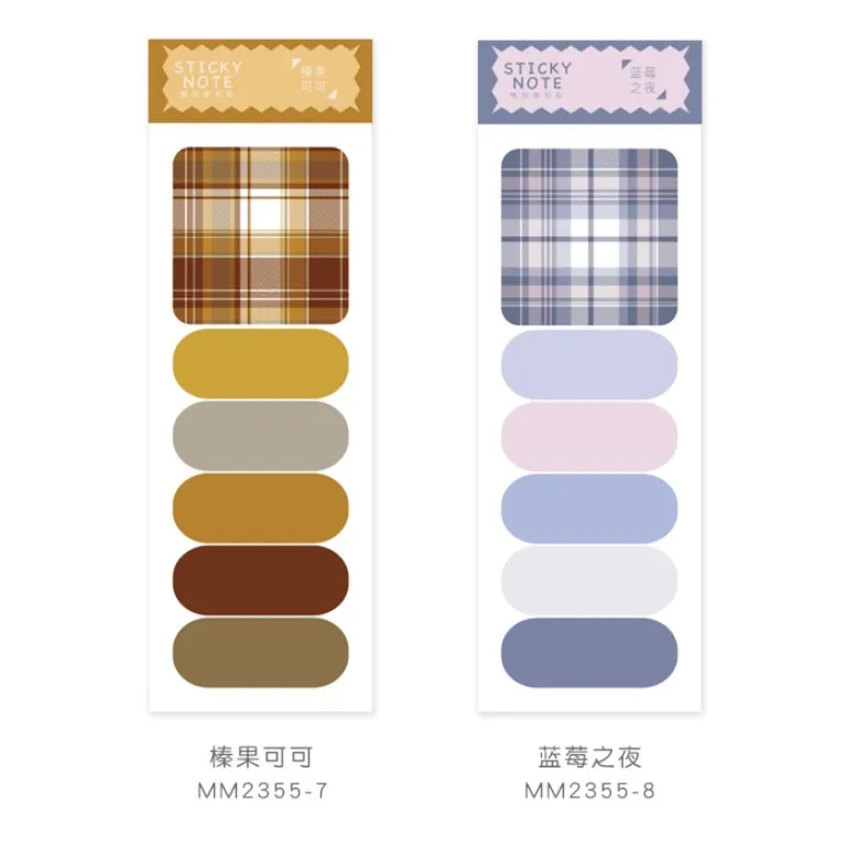 Custom Sticky written page marker Fluorescent Neon Color Film Index Plastic Removable bookmark Transparent divide PET Sticky Not