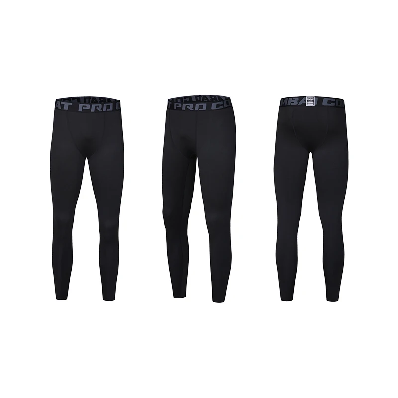 Women Mens Unisex Polyester Tight Running Compression Leggings Quick Dry Pants Man Gym Jogging Fitness Bodybuilding Tights