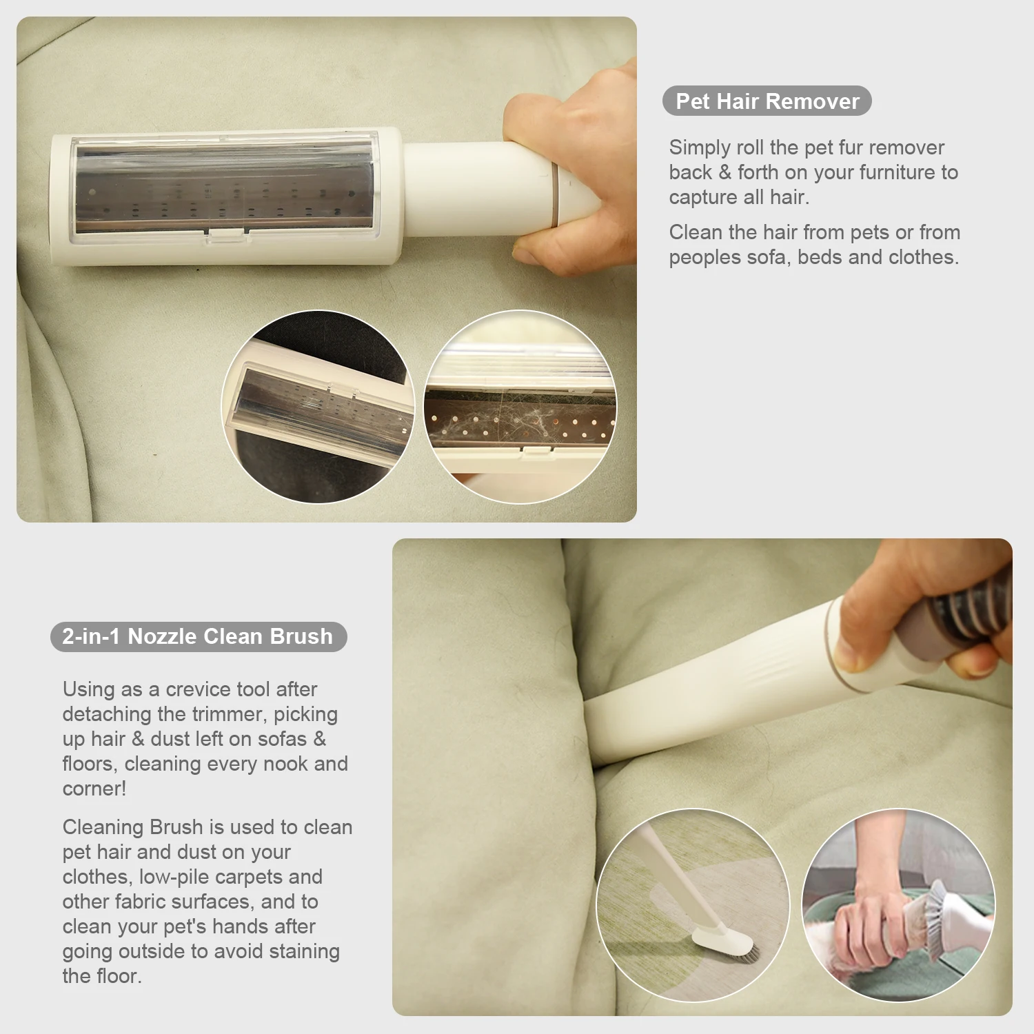 China Supplier Pet Grooming Kit Min Desibel Vacuum Pet Grooming Kit For Dogs And Cats