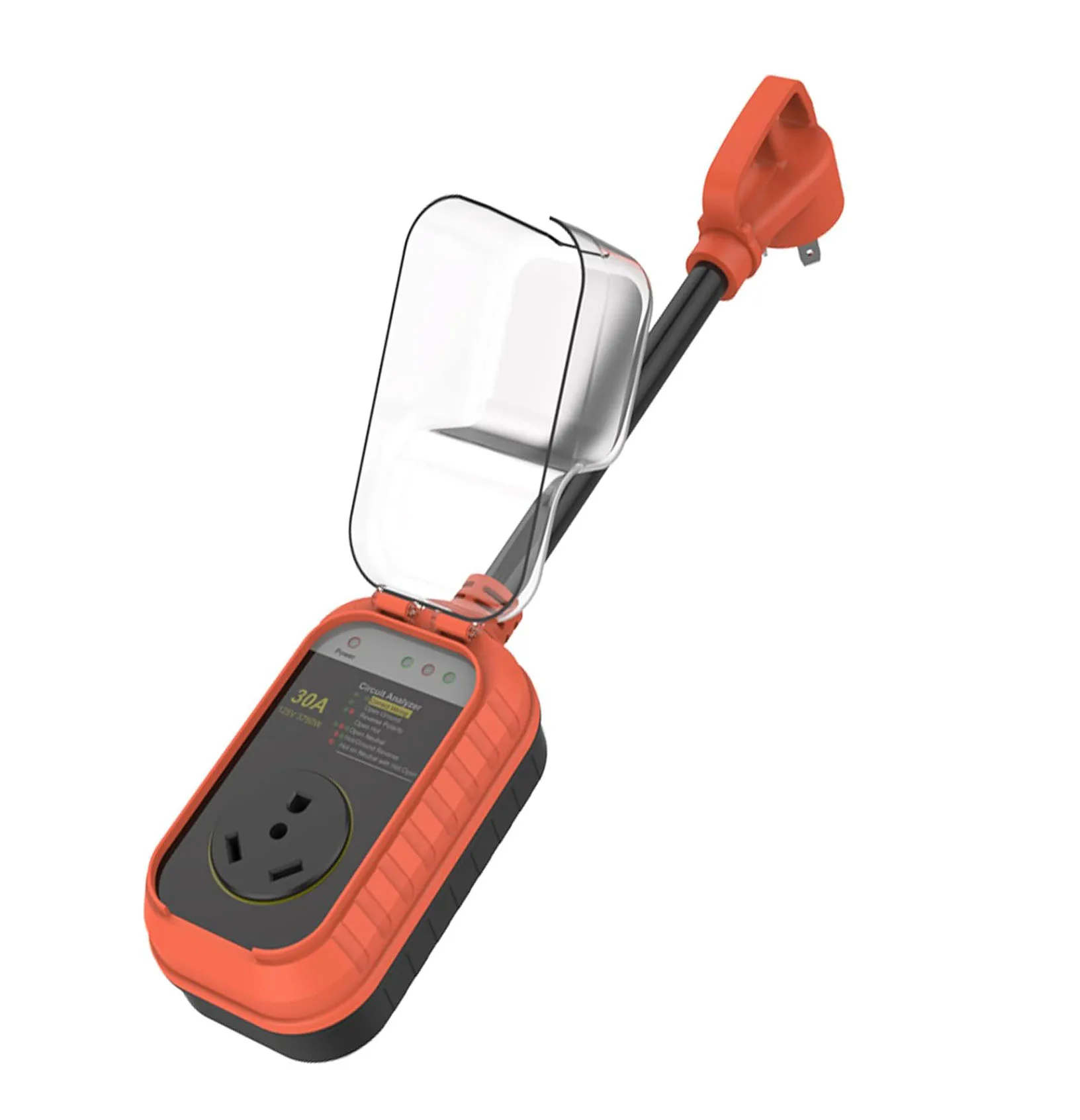 RV Surge Protector 30 Amp RV Circuit Analyzer RV Power Monitor Power Voltage Protection Guard Camper Accessories for Trailers