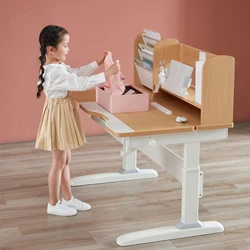 GMYD M6 Particle Board Environmental Protection Non-toxic Adjustable Height Ergonomic Kids Study Table and Desk