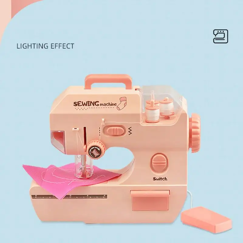 K2215 Kids Simulation Small Appliances Role Play House Game Kids Portable Sewing Machine Children Educational Interactive Toy