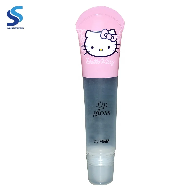 Guangzhou Manufacturer High Quality 10ml 15ml  Cute Lip Balm Tube Plastic Empty Lipstick Tube Container