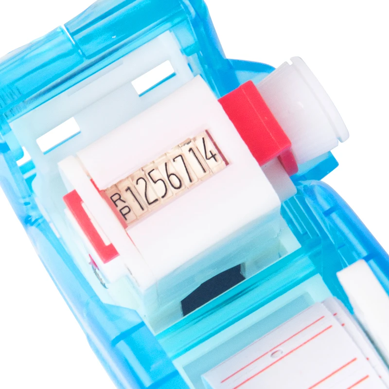 Crown Transparent 1000 Price Tag Gun 1 Line 8 Digits Label Maker Pricing Tool Numerical Handheld Labeller For Shop