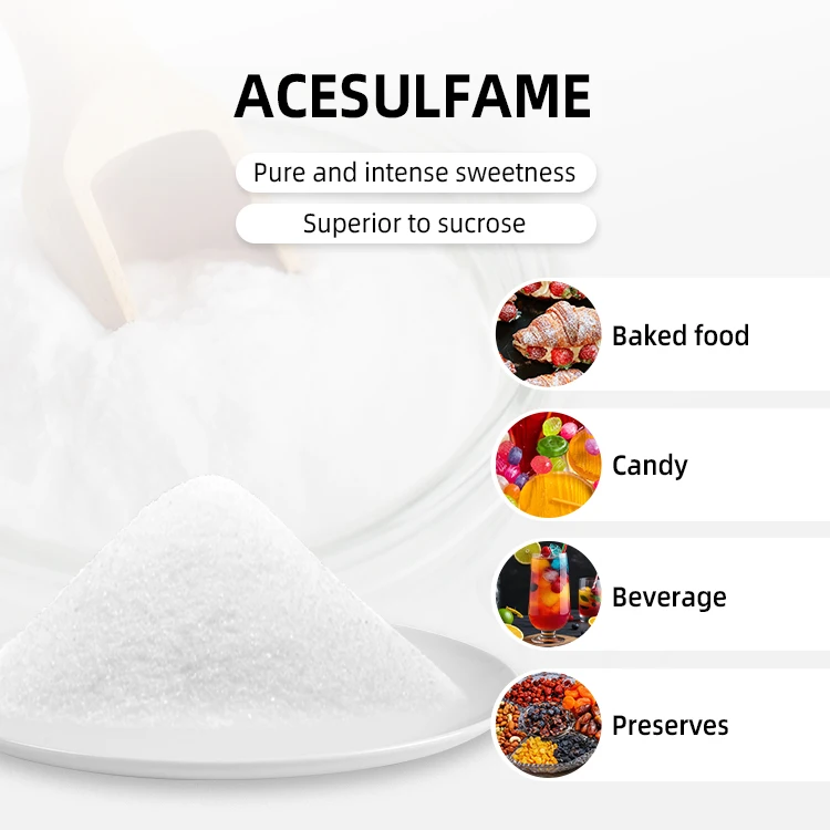 Best Price Food Grade Acesulfame Potassium Nutrition Enhancer Sweetener Additive Premium Quality Sugar Substitute