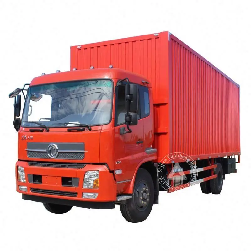 Dongfeng 180HP корпус дизельного двигателя 10t грузовой фургон на продажу