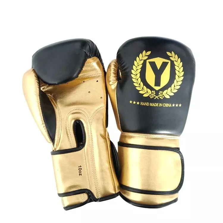 Wholesale High end Eco Pu Pe Leather Cheap Thai Training Mitts Professional Boxing Gloves