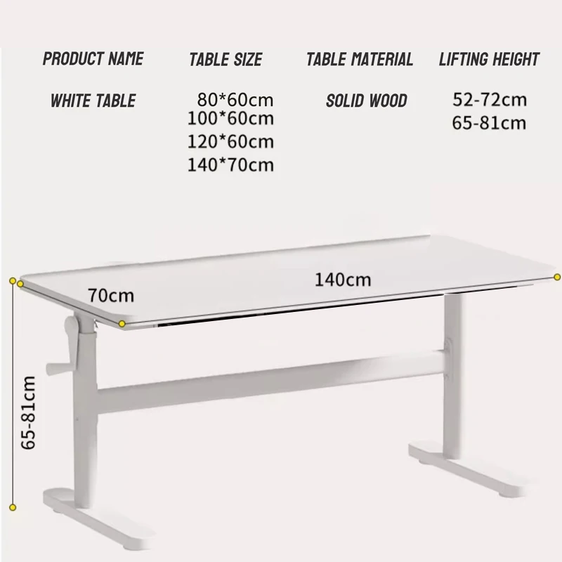 Modern Design Wood Metal School Set Study Desk for Bedroom & Living Room Steel Frame for Students