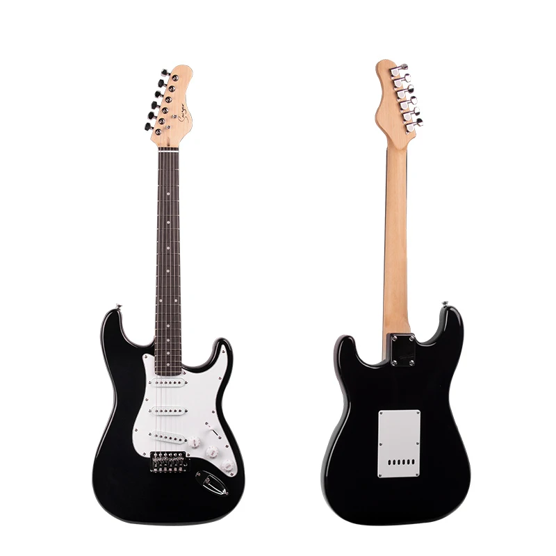 GE01 Cheap Chinese  Electronic Guitar Top Brands High Quality Global Acoustic Electric Guitar