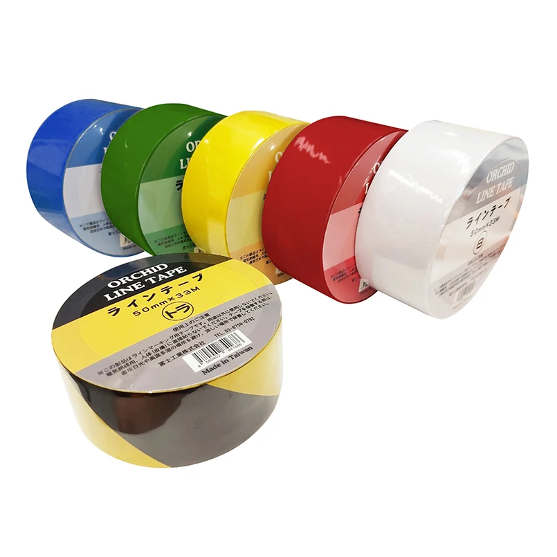 Packaging auxiliary materials green tape adhesive waterproof for large areas demarcation