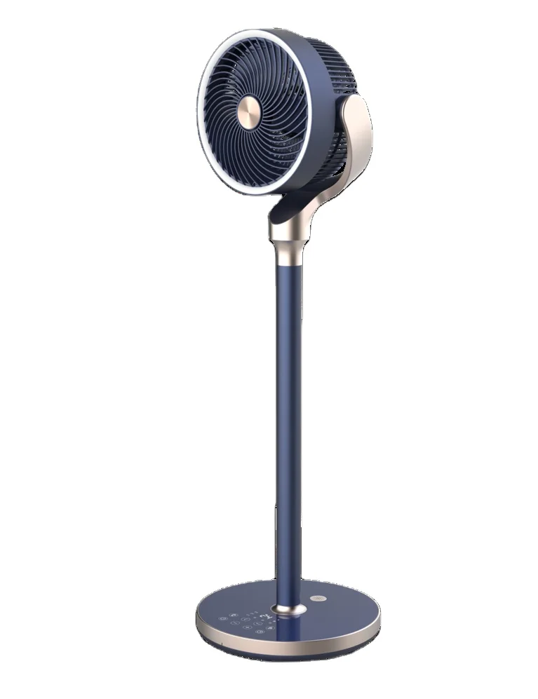 3D auto Oscillation standing fan DC electrical 24 gear wind speed circulating fan height adjustable table fan