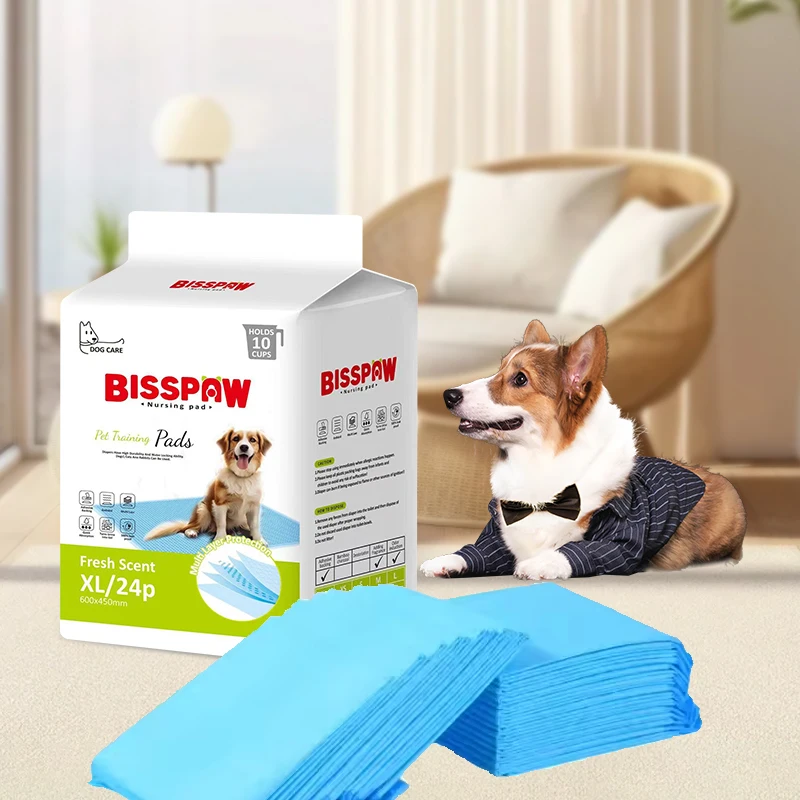 Wholesale Dog And Puppy Pads Pet Lawn Mat Dog Training Pad Waterproof Diaper Disposable Pet Urine Absorption Pads 60x90