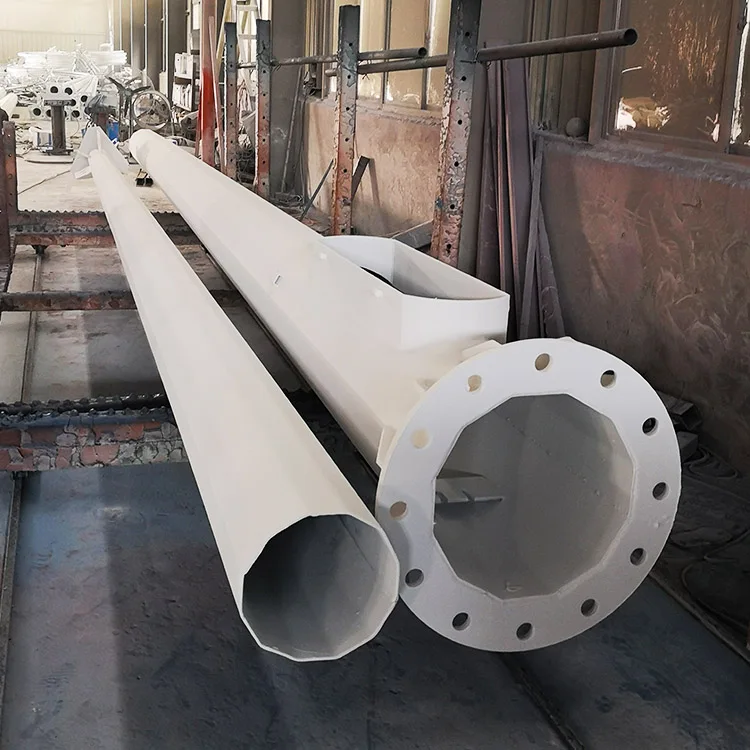 5m 6m 7m 8m 9m 10m steel galvanized polygonal traffiic lamp post