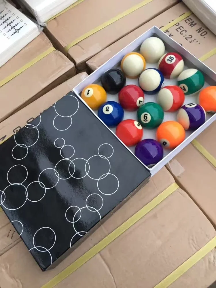 
High quality 16 pcs pool balls billiard balls 52.5mm 