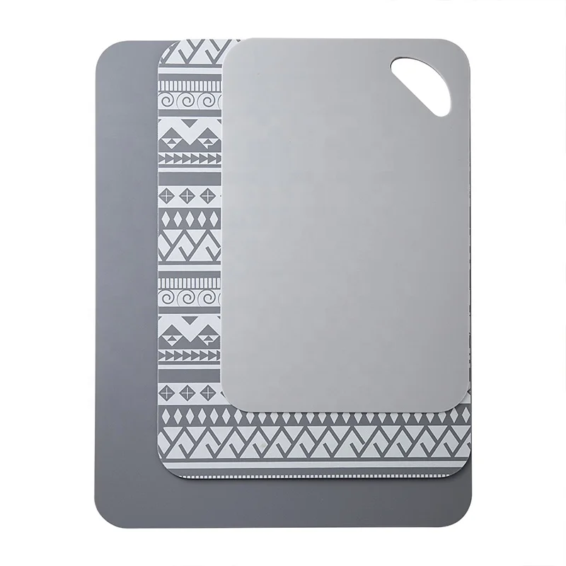 Hot Sale Maisons 3pcs TPR Chopping Board Set Slim Fruit Bread Anti-microbial Lightweight Cutting Board Set