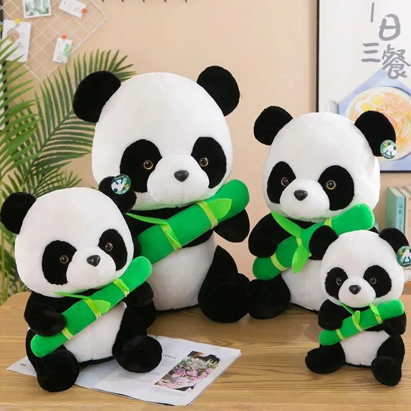 Hug Bamboo Fat Panda Soft Toy Child Gifts Bedtime Dolls Cute Plush Zoo Animals Panda Stuffed Animal Toys