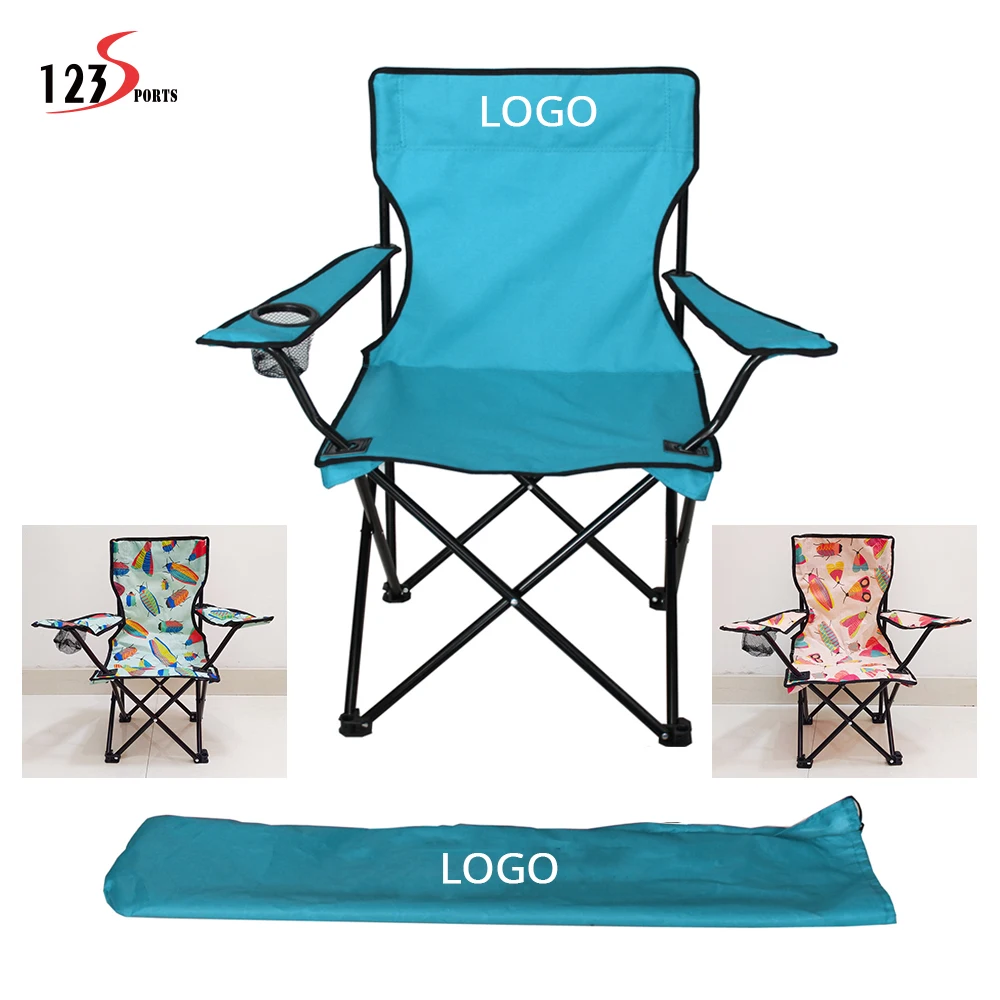 Портативное детское пляжное кресло по заводской цене распечатанное цветное для детей складные стулья кемпинга и пикника
