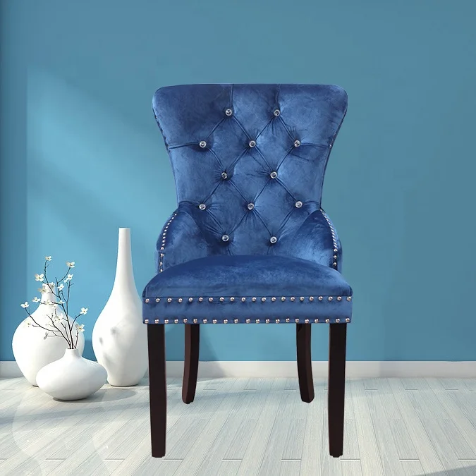 Diningzhi, лидер продаж в Европе, латунный бархатный льняной синтетический кожаный обеденный стул для отеля