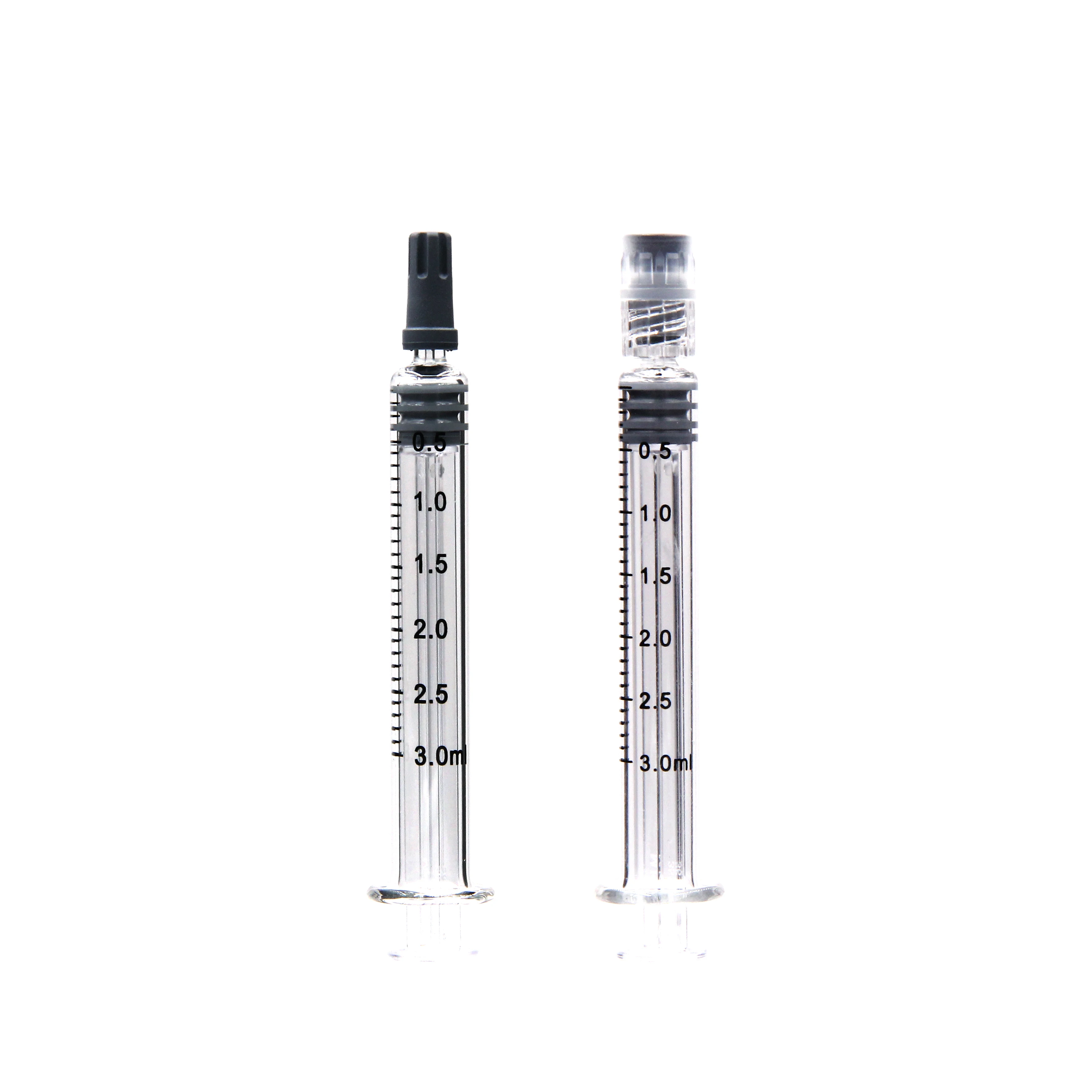 Prefilled Luer Lock 100 percent hyaluronic acid Oil-glass Syringe Made in China