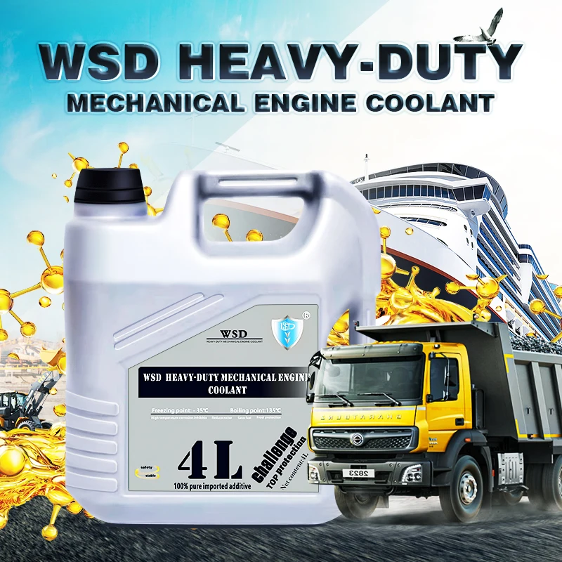 WSD 4L Antifreeze Heavy-duty Mechanical Motor Vehicle Radiator Conductivity Engine Coolant for Car