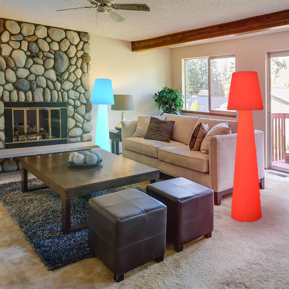 Indoor modern light led colorful Multicolor RGB led lights home bedroom decoration corner lamp smart led Floor lamp