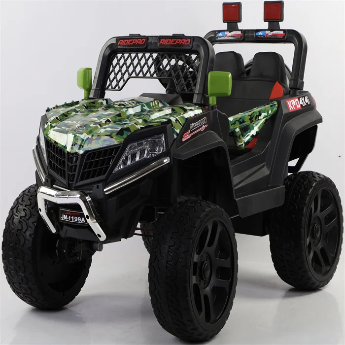 12v Kids Toy Electrical Car, Parent Control, LED Lights,Two Open Door