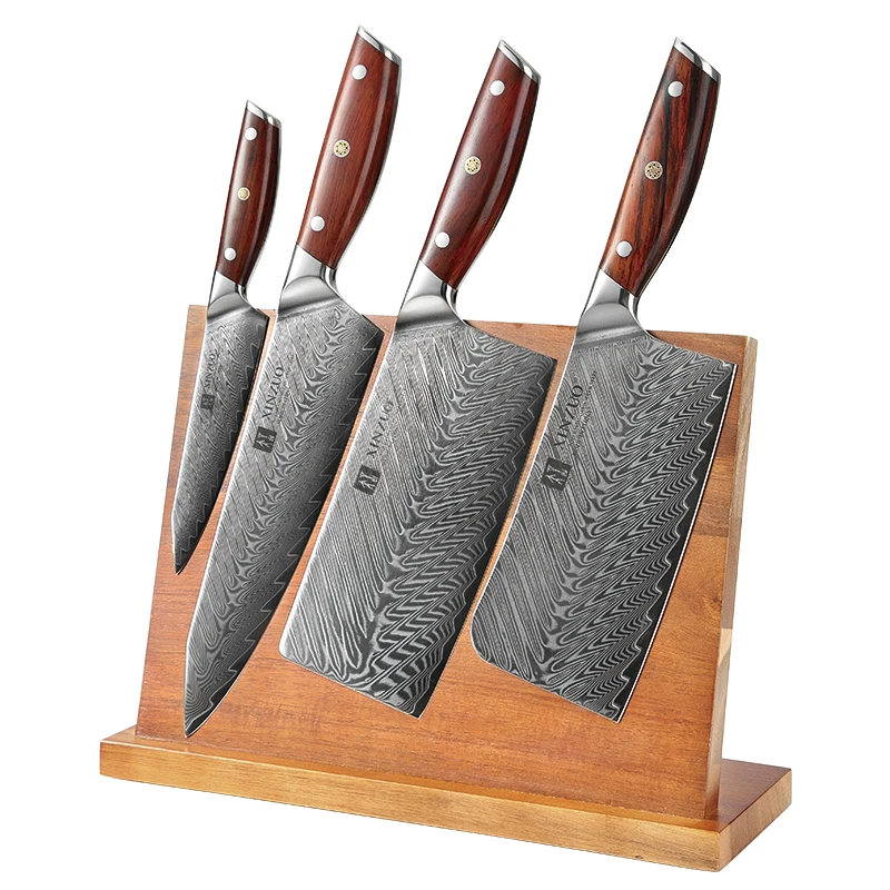 5 PCS 67 Layers Japanese Damascus Steel Chef Knife Super sharp Kitchen Knives Set Rosewood handle