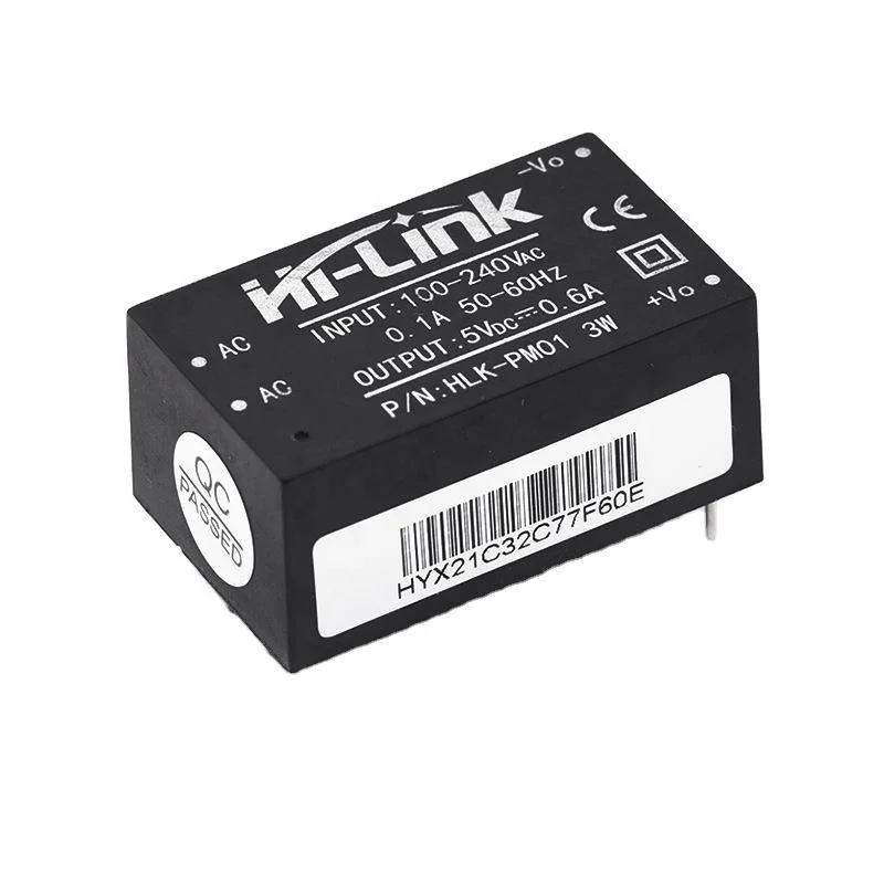 AC-DC изолированные модуль питания 220 В до 5 В пост умный дом переключатель понижающий модуль питания HLK-PM01