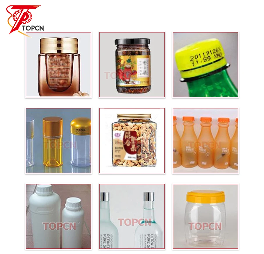 Electric Semi Automatic Spray Water Beverage Hand Sanitizer Bottle Caps Screw Sealing Tabletop Twist Off Capping Machine