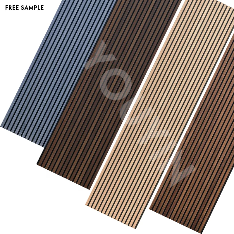 Custom Akupanel White Oxide Wooden Slat Acoustic Panels Slated Decorative Acoustic Panel Soundproof Acoustic Wall Panel