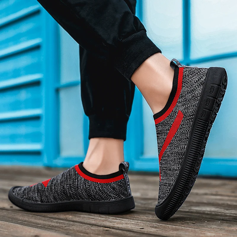 New Men Sneakers Casual Shoes Men Lovers Printing Fashion Flat  Vulcanized running Shoes